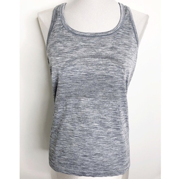 Lululemon Swiftly Tech Racerback in Slate /White 8 - Picture 3 of 14
